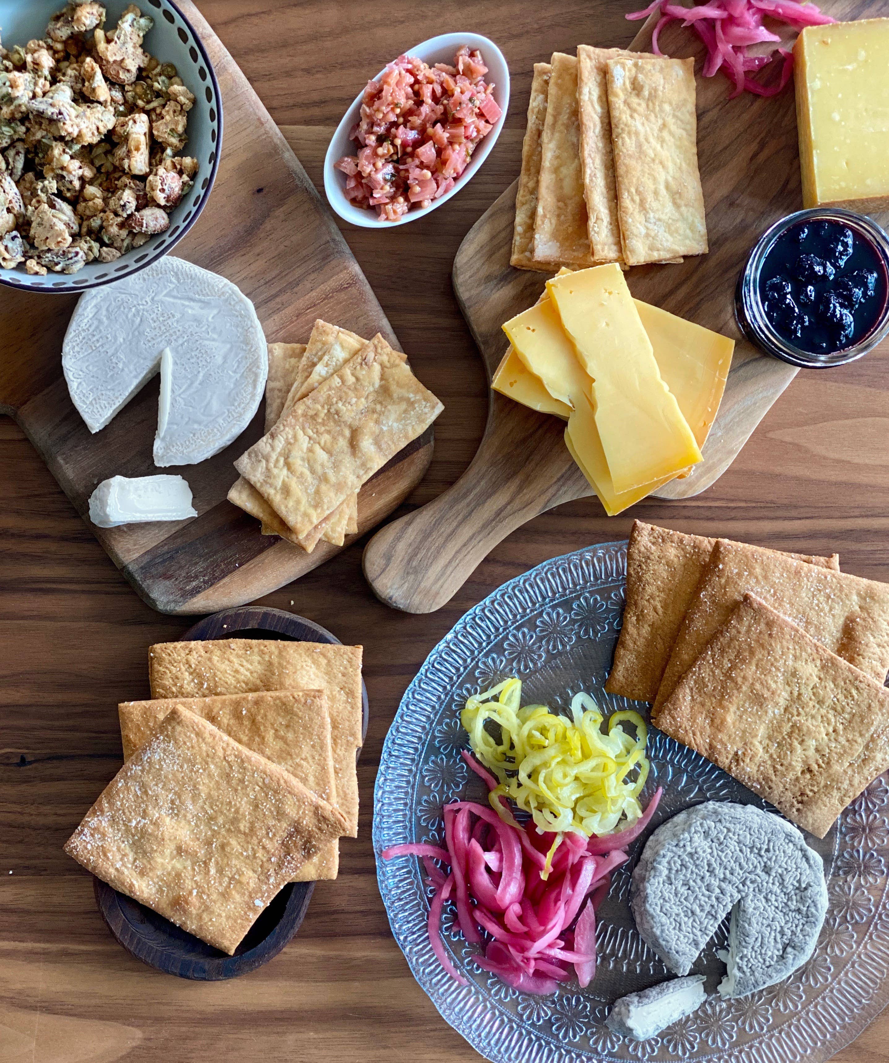 Prairie Fruits Farm & Creamery - Wholesale Cheese - Chevre 6oz Retail Tubs- Spiced Cranberry1