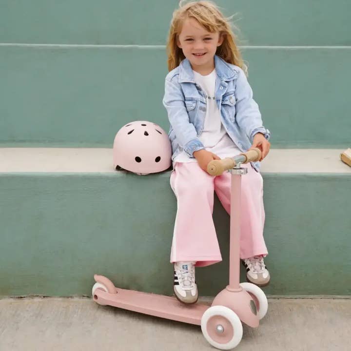 BANWOOD ECORIDE SET: PACK DE PATINETE Y CASCO - DUSTY ROSE para venta al por mayor de Banwood SL Europe