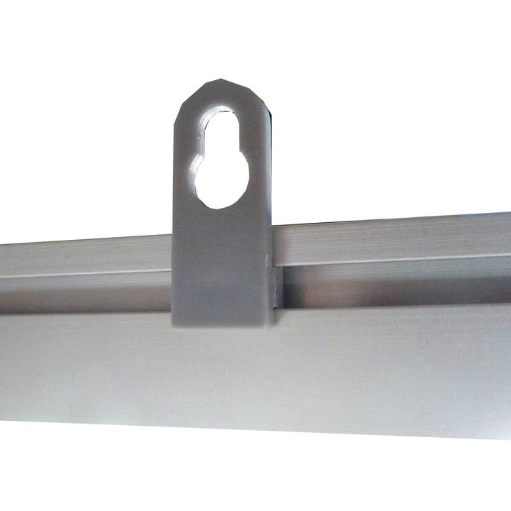 FIXTUREDISPLAYS - Venta al por mayor Letrero - Colgador de Banners y Expositor de Pósteres Económico de Aluminio de 24" 1017053