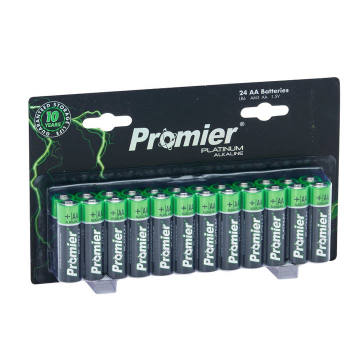 LitezAll - Wholesale Portable Charger - Promier® AA Alkaline Battery 24 Pack5