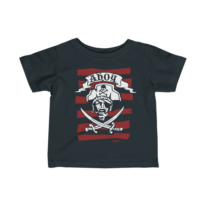 AHOI! - Baby T-Shirt aus feinem Jersey für den Großhandel von Ragtop Kids