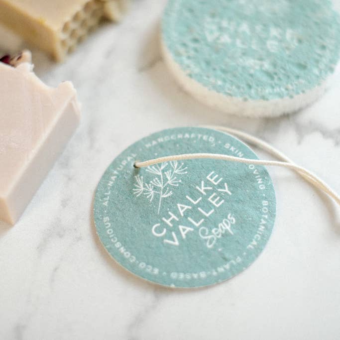 Chalke Valley Soaps – wholesale Facial cleanser – Compostable Magic Sponge for Gentle Facial Cleansing6