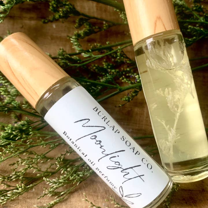 Burlap Soap Co - Wholesale Roll-On Fragrance - Moonlight- Botanical oil roll on perfume