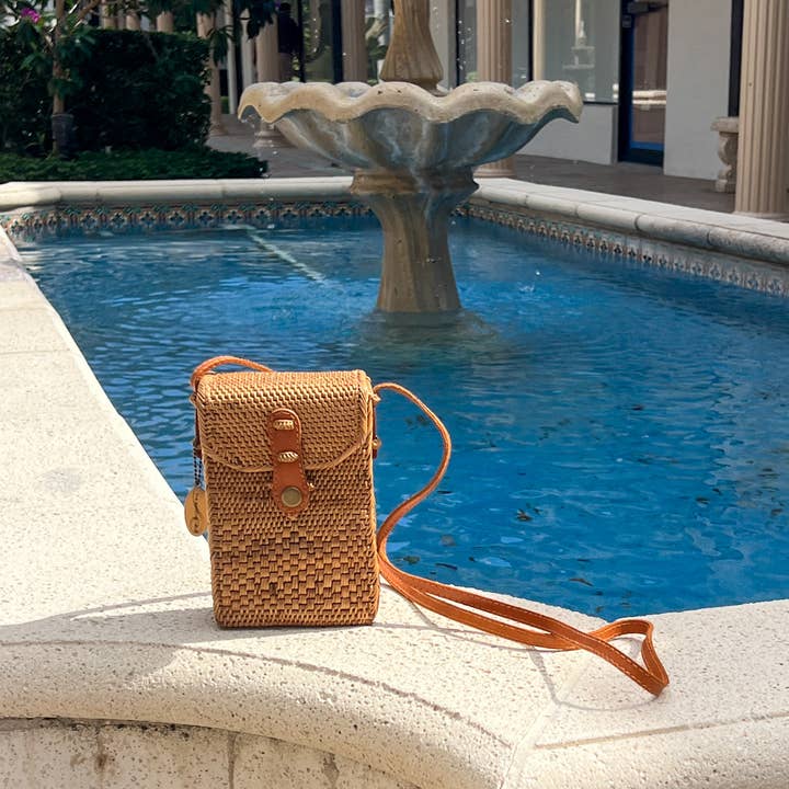 The Winding Road - Wholesale Crossbody Bag - Women's - Ata Vine Cell Phone Crossbody Bag