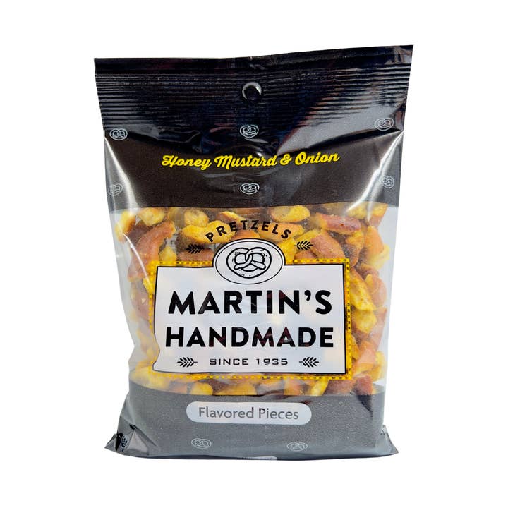 Honey Mustard & Onion Pretzel Pieces - 6oz Bags and other Purchase Wholesale pretzel salt. Free Returns & Net 60 Terms on Faire trending on Faire.