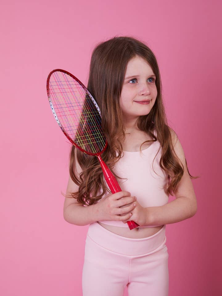 GIRLS COLLECTION: SOFT BABY PINK TWO-PIECE SET for wholesale by Mylily London