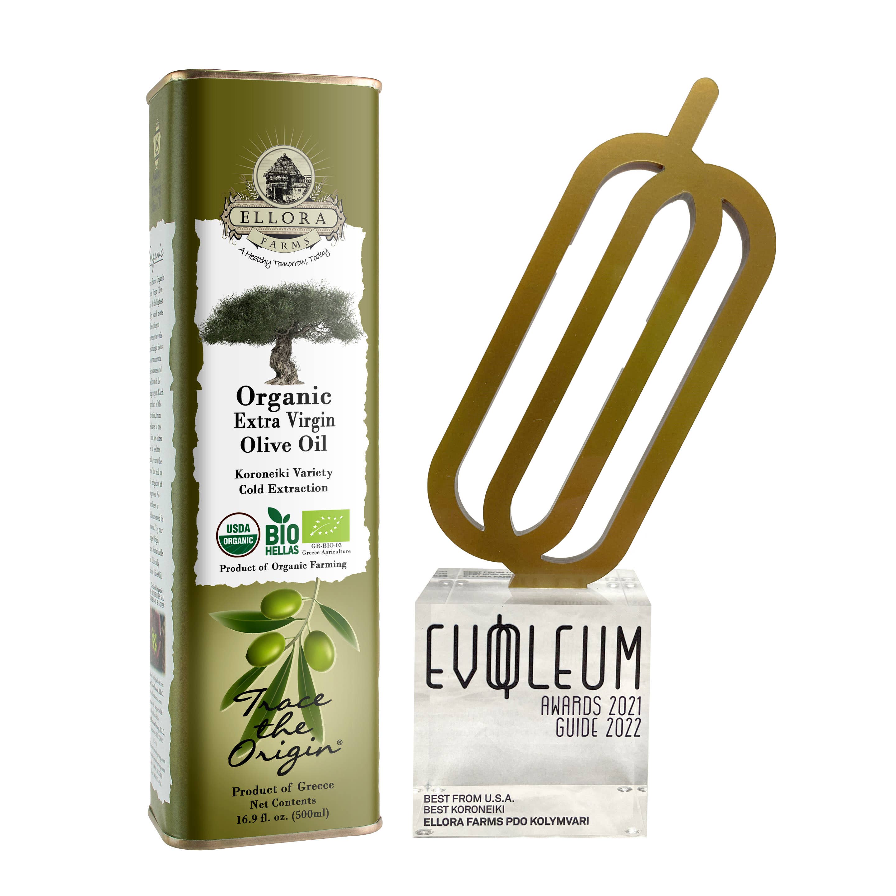 ELLORA FARMS - Wholesale Olive Oil - Organic Extra Virgin Olive Oil, Greek, Traceable, Gold Award9
