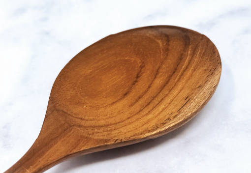 Ventures Int'l Products Inc. - Wholesale Kitchen Spoon - TEAK IT EASY™ Teak Rice Serving Spoon 7"3