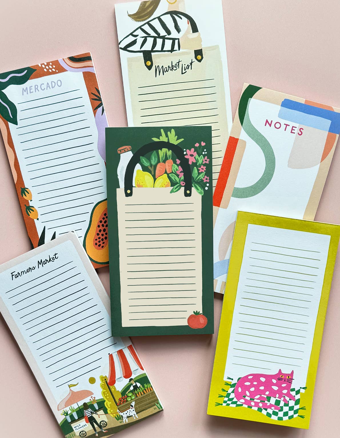 Idlewild Co. - Wholesale Notepad - Grocery Bag Magnetic Market List Notepad3