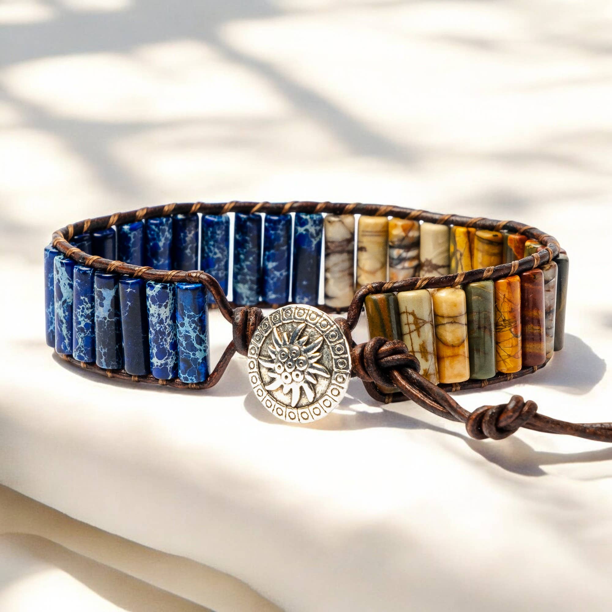 Cape Diablo - Wholesale Jewelry - Men's - Men's Warrior Jasper Bracelet1