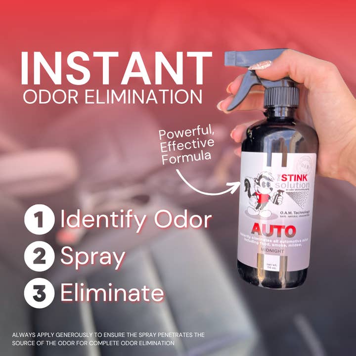 The Stink Solution - Wholesale Car Freshener - Unisex - Auto/Car Odor Eliminating Spray - 4 oz3