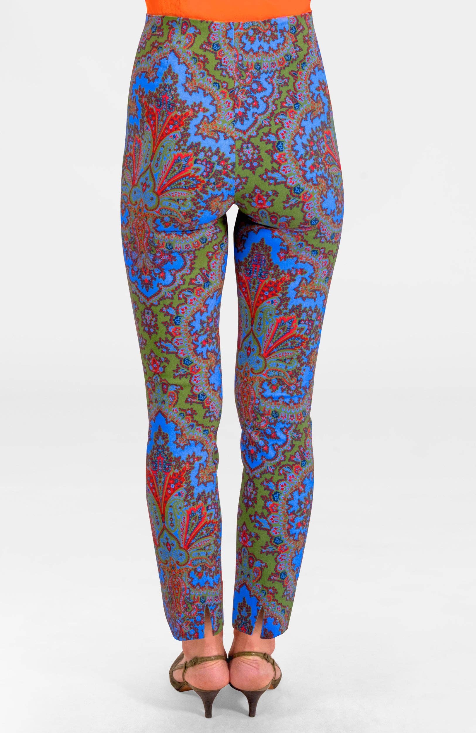 Gretchen Scott LLC – Großhandel Hose – Damen – Gripeles Pull-On-Hose - Leidenschaft Paisley2