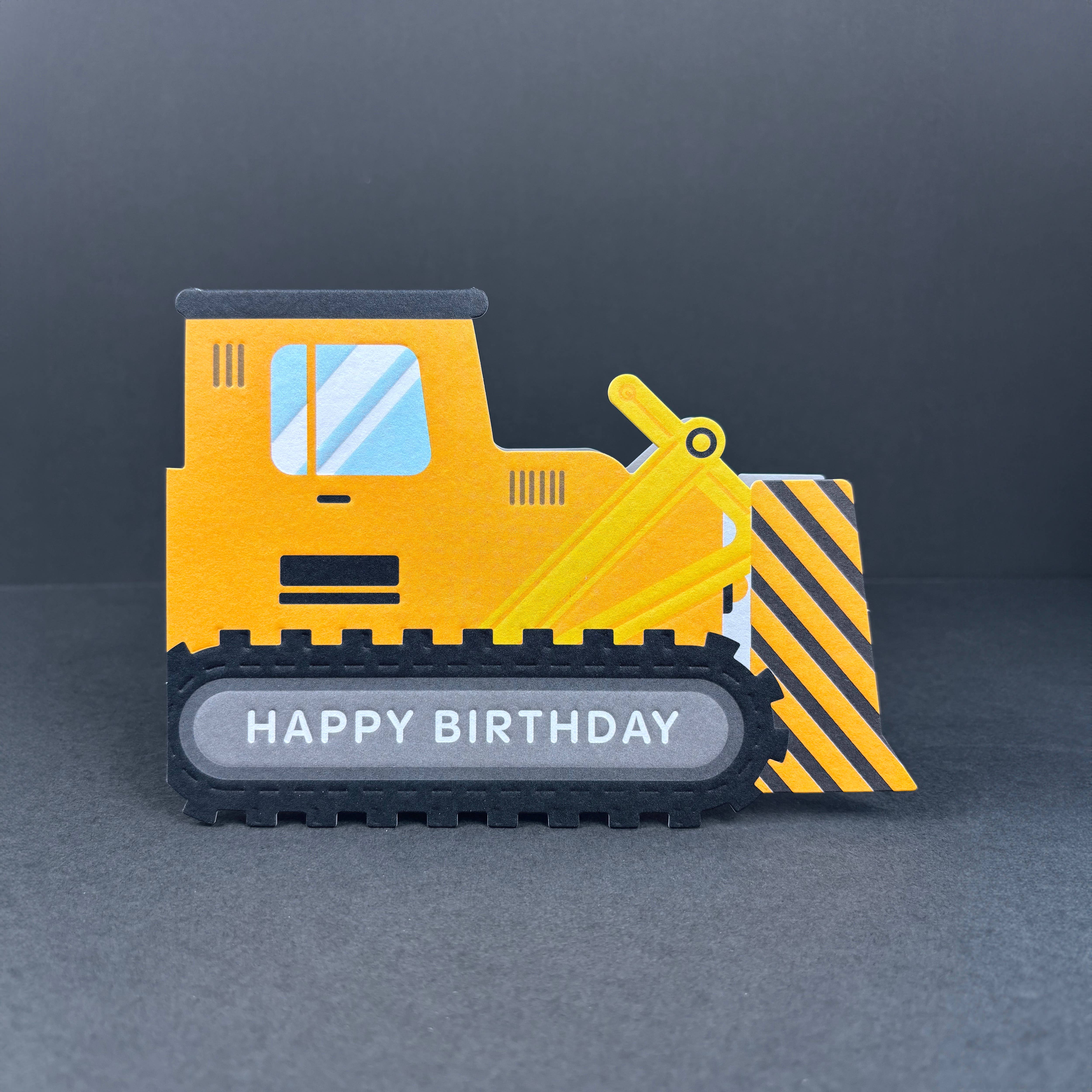 Heyyy Ltd – wholesale Birthday card – Digger (birthday) Card