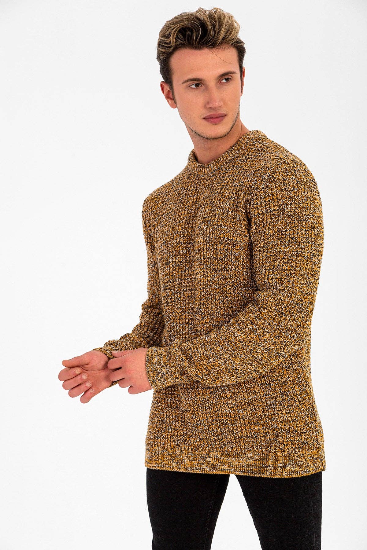 TUEBA TRENDNIT US Inc. – Großhandel Strickpullover – Herren – POPCORN-STRICKPULLOVER FÜR HERREN3