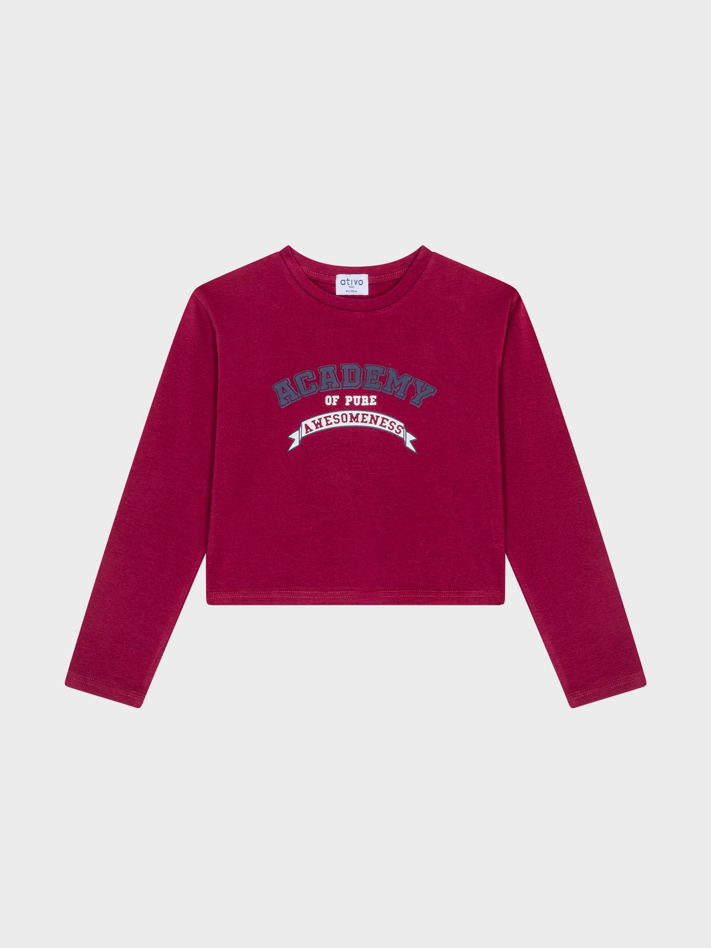 Ativo Kids - Wholesale T-Shirt - Kids - TG-C7771-22 - Long Sleeve T-Shirts for Teen Girl0