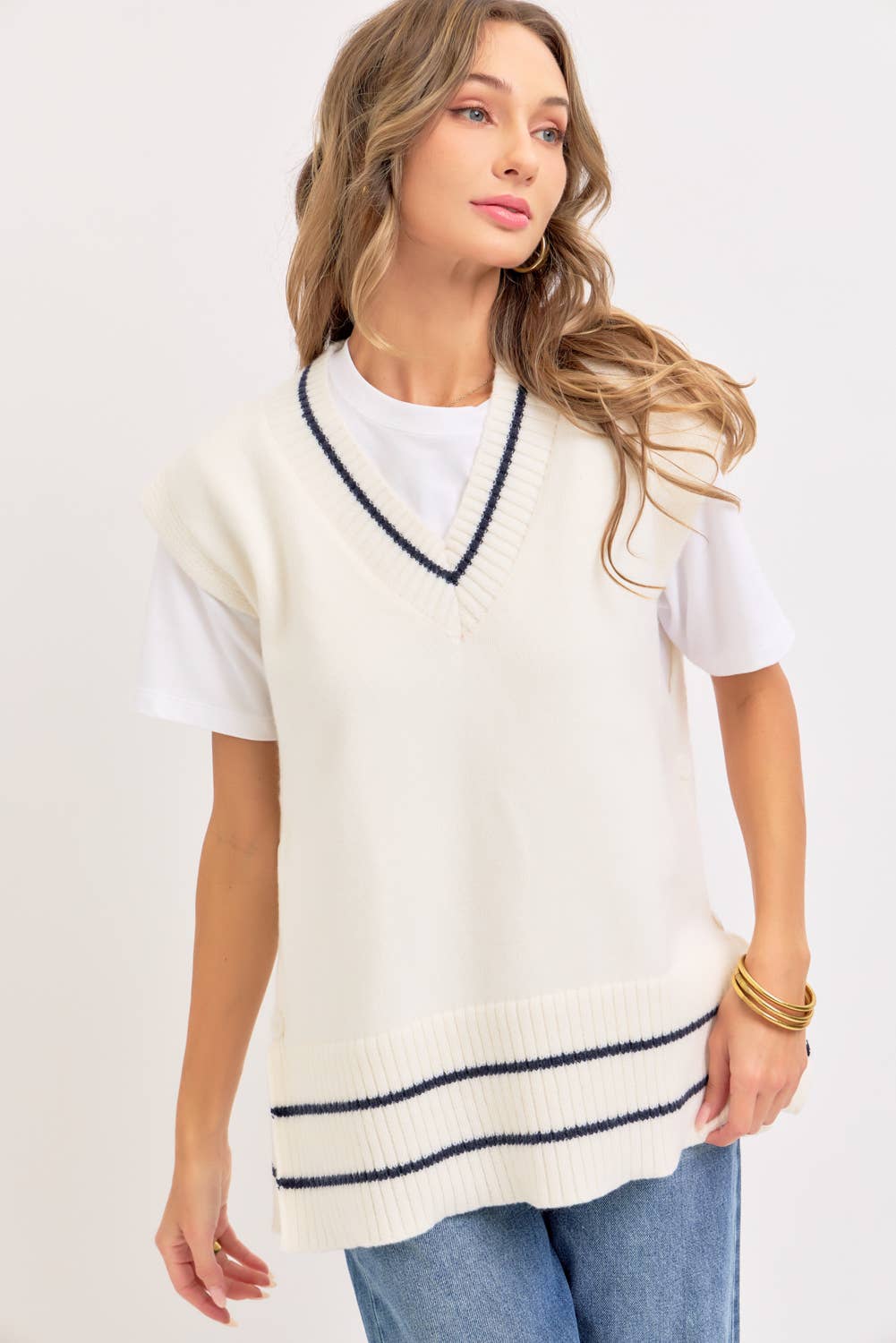 Sweet Lovely by Jen - Wholesale Knit Sweater - Women's - EFFORTLESSLY ESSENTIAL KNIT TOP/VEST11