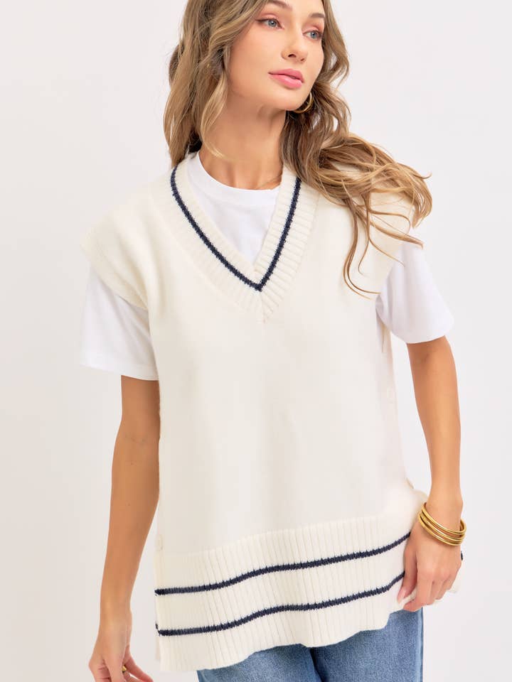 Sweet Lovely by Jen - Wholesale Knit Sweater - Women's - EFFORTLESSLY ESSENTIAL KNIT TOP/VEST11