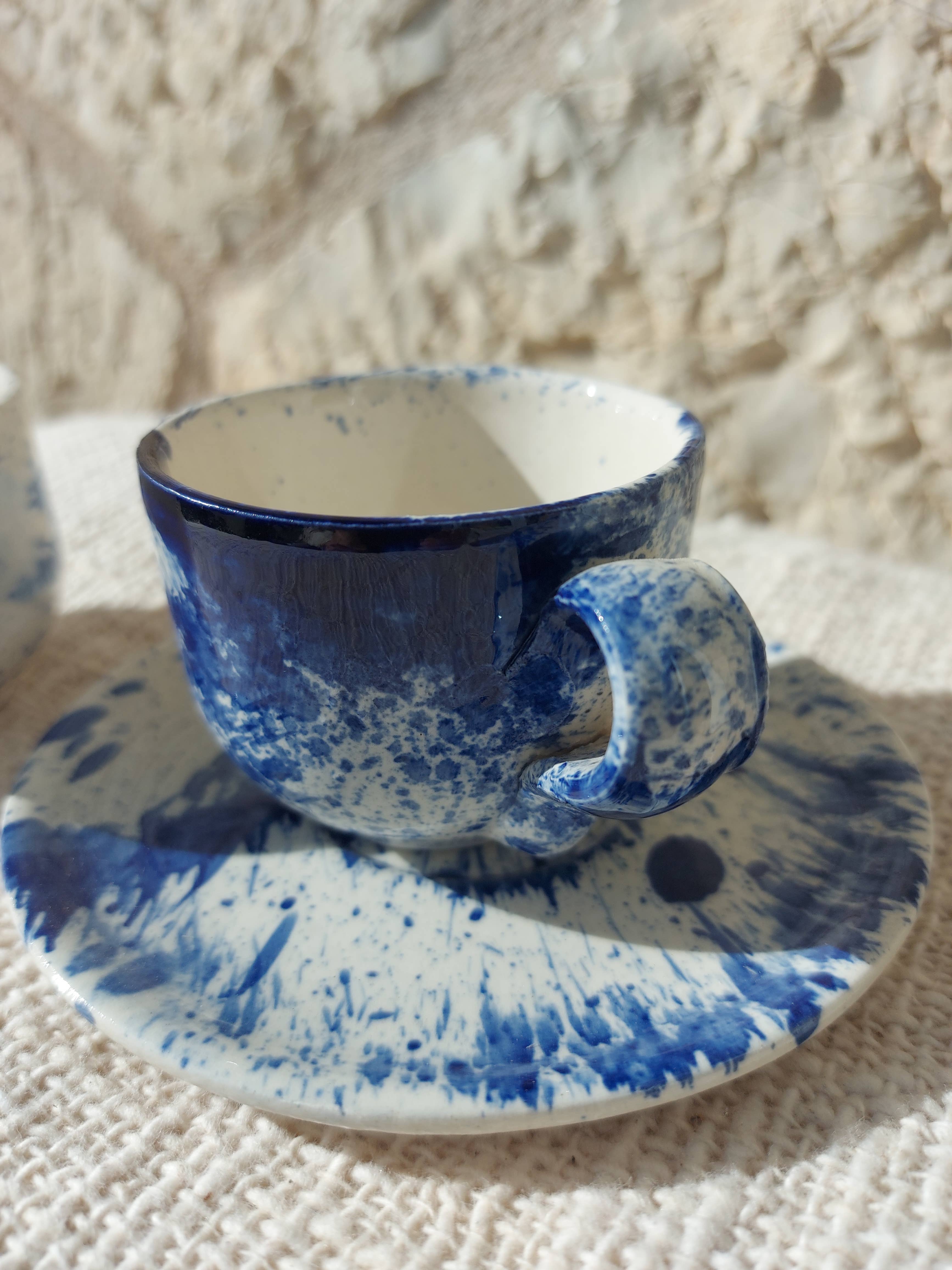 Maya Mallorca - Vendita all'ingrosso Tazza da tè/caffè - CERAMICA ARTIGIANALE PICASSO2