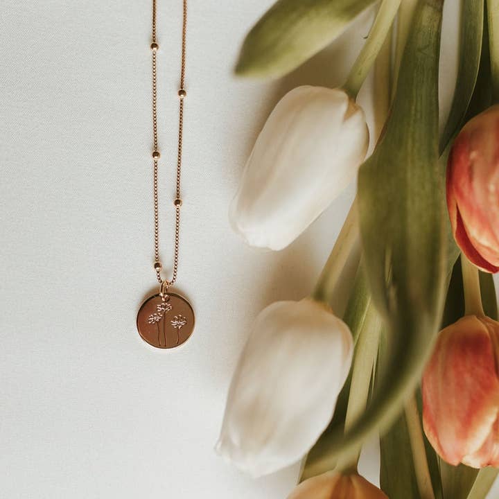 Mauve Jewelry Co. - Wholesale Pendant/Charm Necklace - Buttercup Necklace