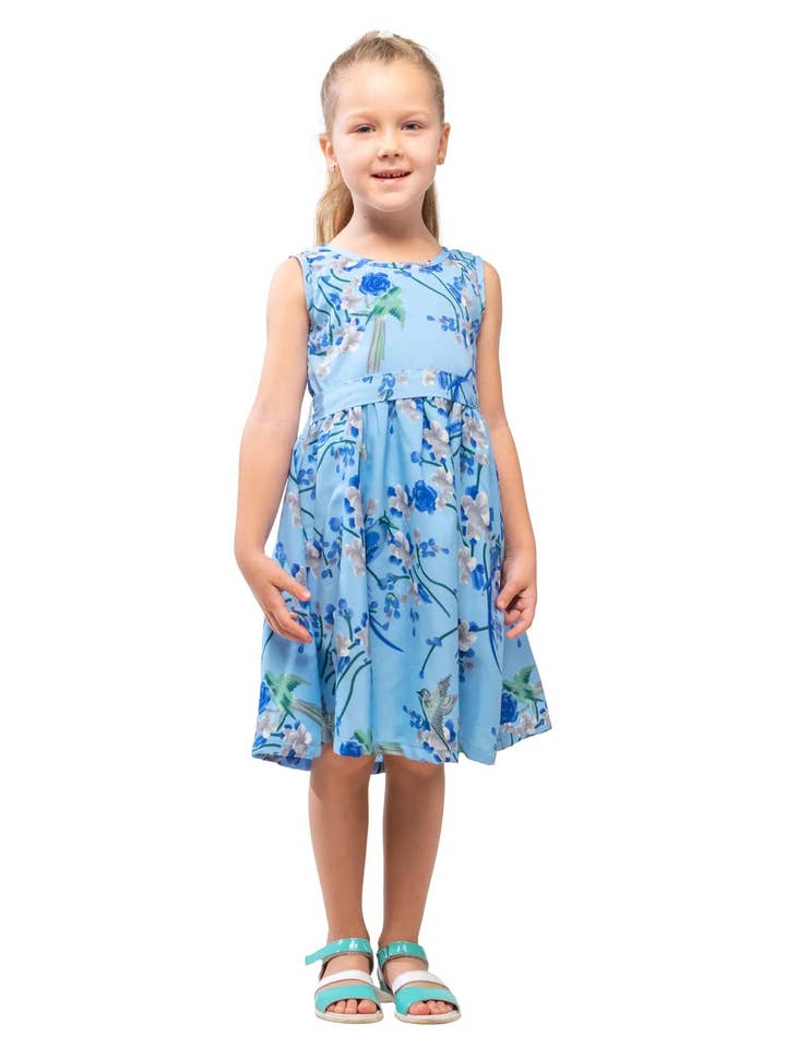 Mädchen Kinder Vintage Audrey Hepburn Vogel 3 Farben für den Großhandel von Miss Lavish London