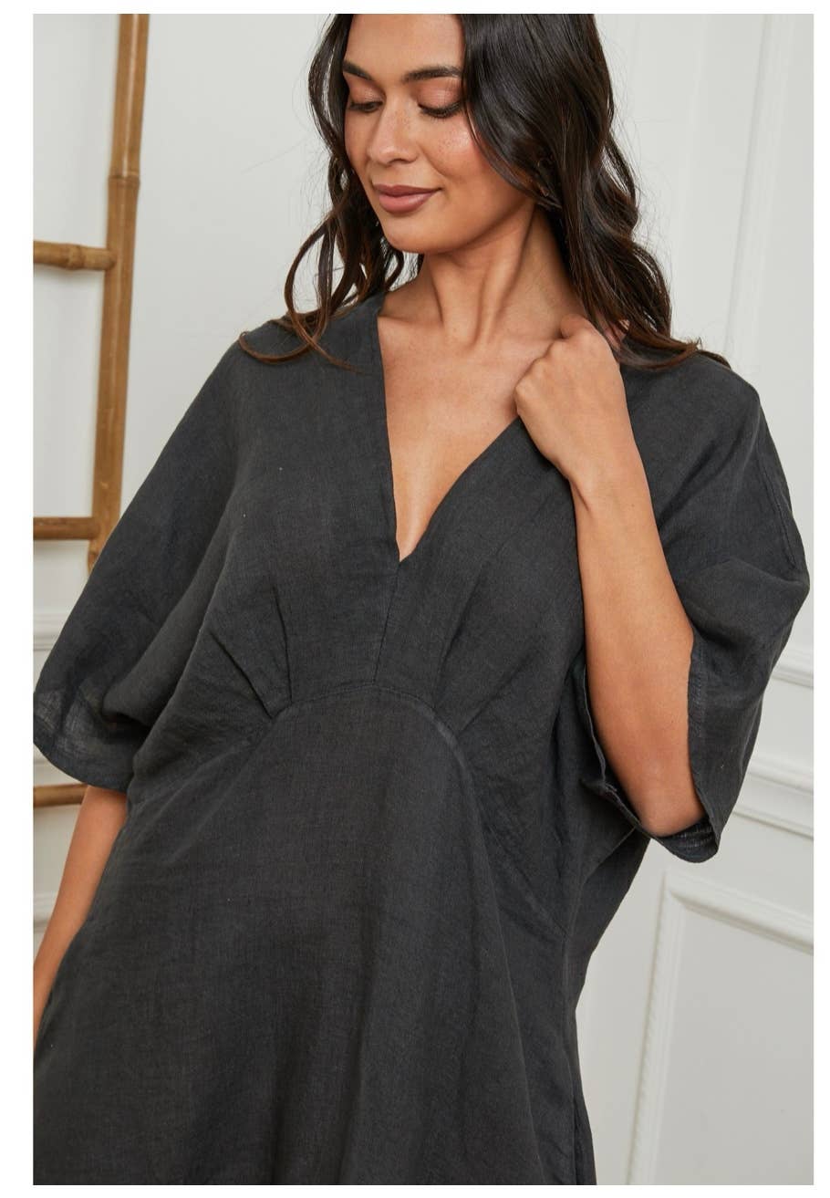 LÉA & LUC - Wholesale Dress - Women's - 100% linen dresses REF. 10301