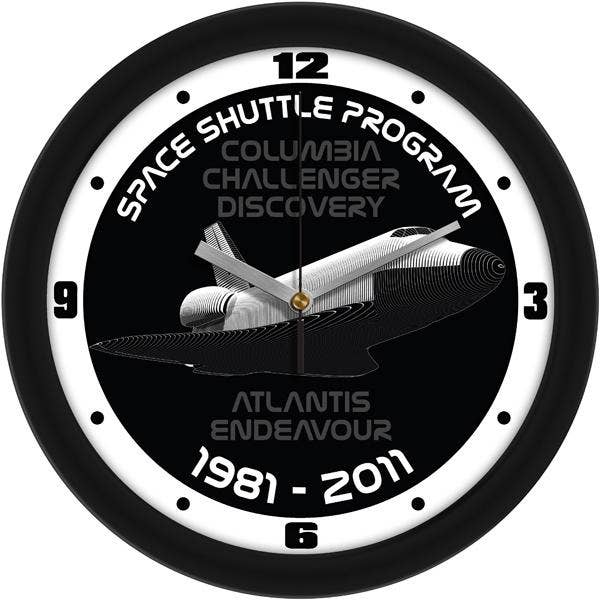 Horloge murale commémorative du programme de navette spatiale américaine pour la vente par Sun Time