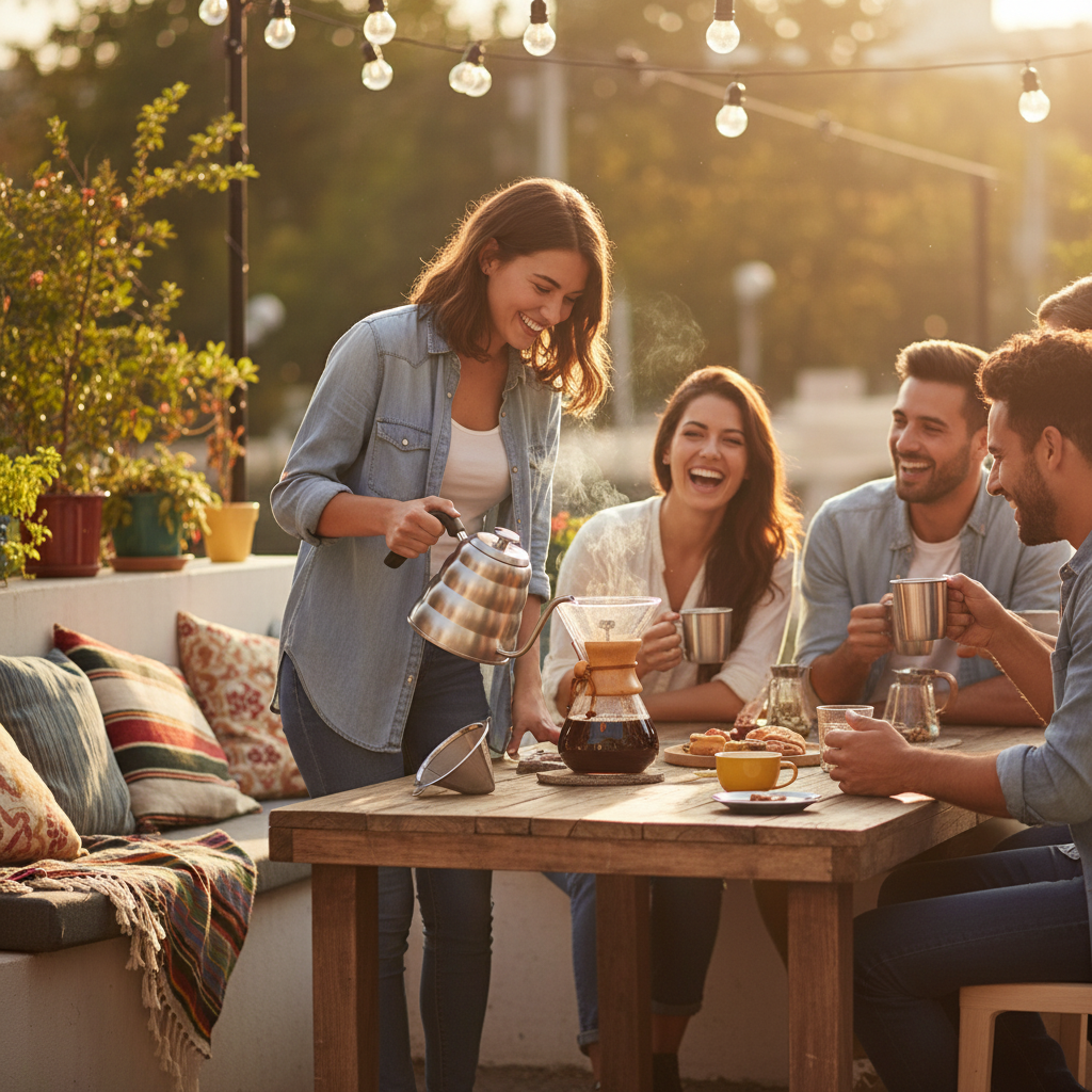 Kadra Kitchenware - Wholesale Pour Over & Dripper - MITBAK 40oz Kettle, Coffee Grinder & 20oz Dripper Set2