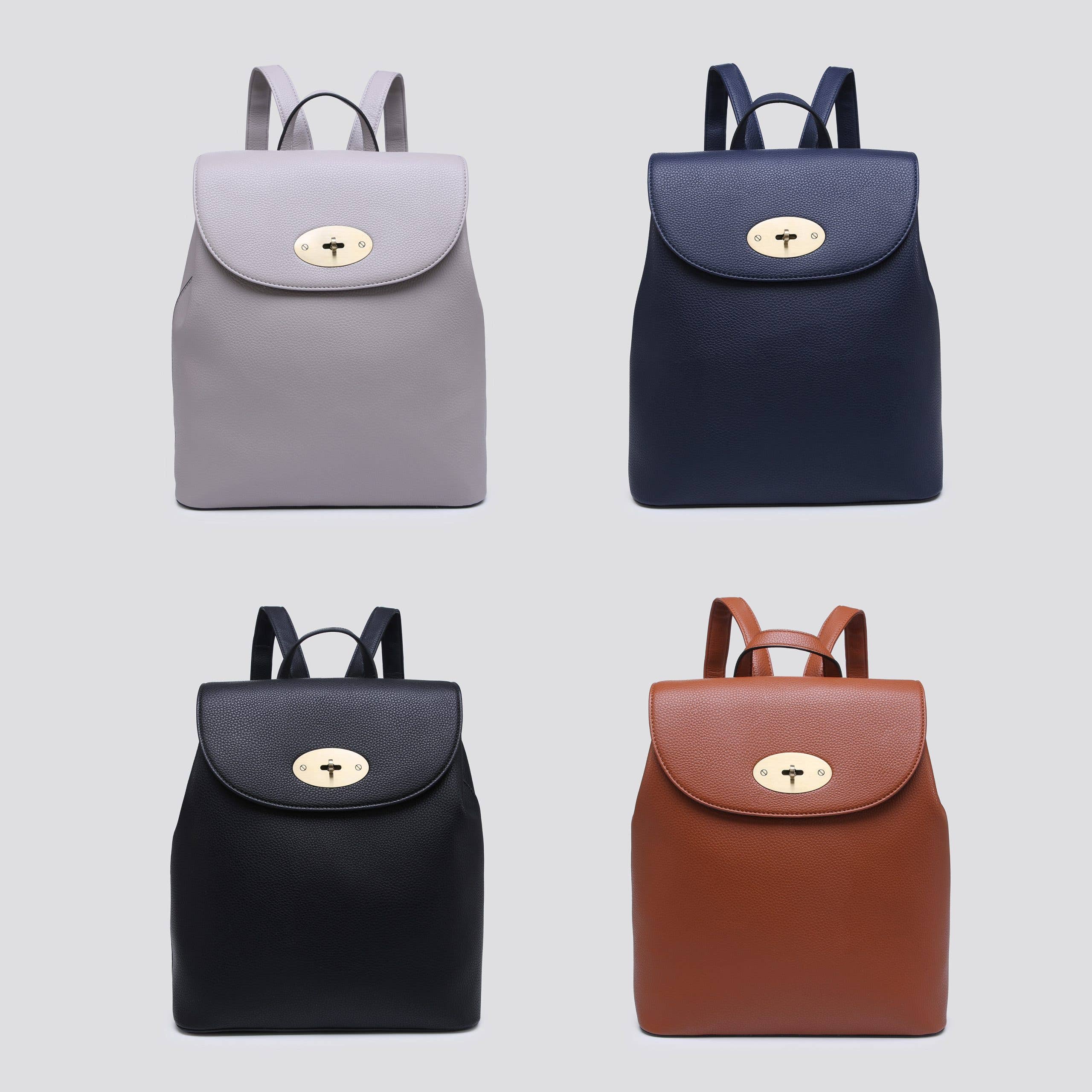 House of Milano - Wholesale Backpack - Women's - 3119 Faux Leather Large Backpack9