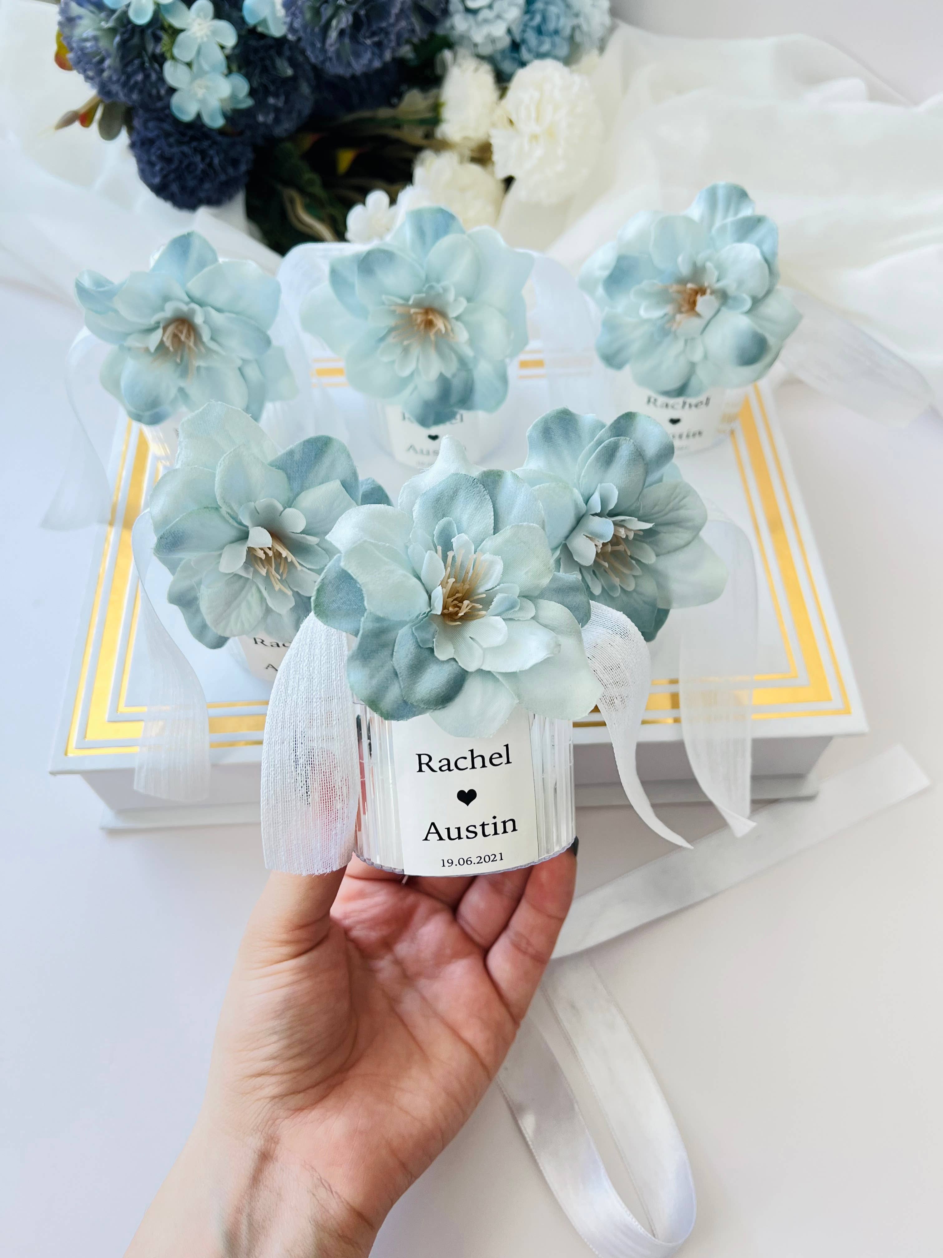 Uniq Favors - Venta al por mayor Regalo para invitados - Regalos de velas personalizados, regalos de velas a granel8