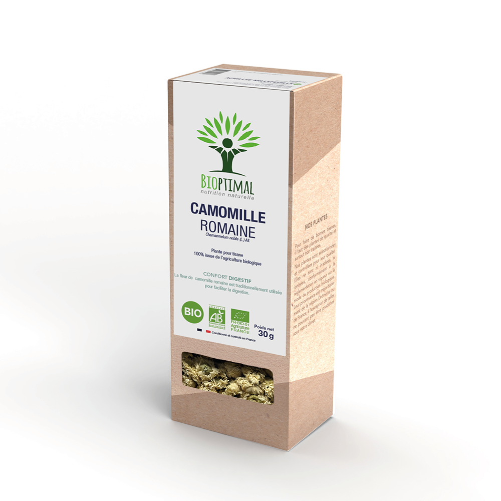 Bioptimal - Vente Thés santé/détox - Camomille romaine bio -  Bioptimal0