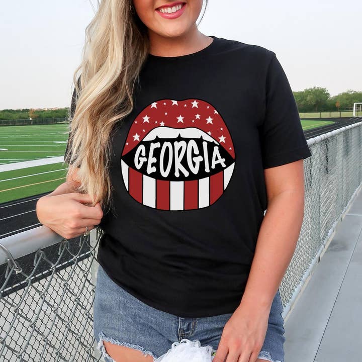 Retro Georgia Gameday Skjorte for engroshandel hos Riley Mae Studio