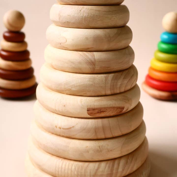 Qtoys Natural Circle Stacker for wholesale by Q Toys