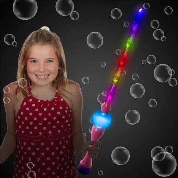 Party Expo, LLC - Wholesale Bubble Wand - Kids - 31.5"  Bubble Sword Pink with 2 Bubble Solution7