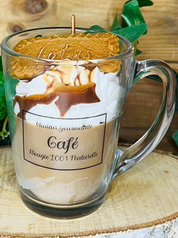 Coffee Cups Candle for wholesale by Chaleur Gourmande