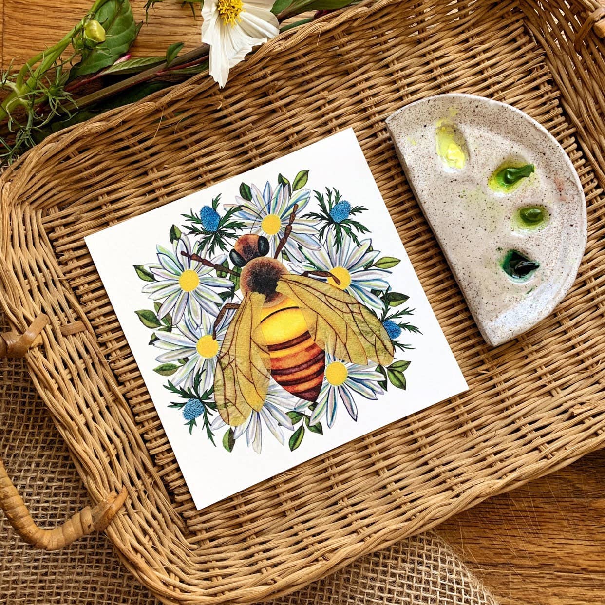 Candace Fincher – Großhandel Kunstdruck – Heimdeko mit Honigbienen-Aufdruck oder Hummel, Geschenk für Imker, Seehaus-Dekoration5