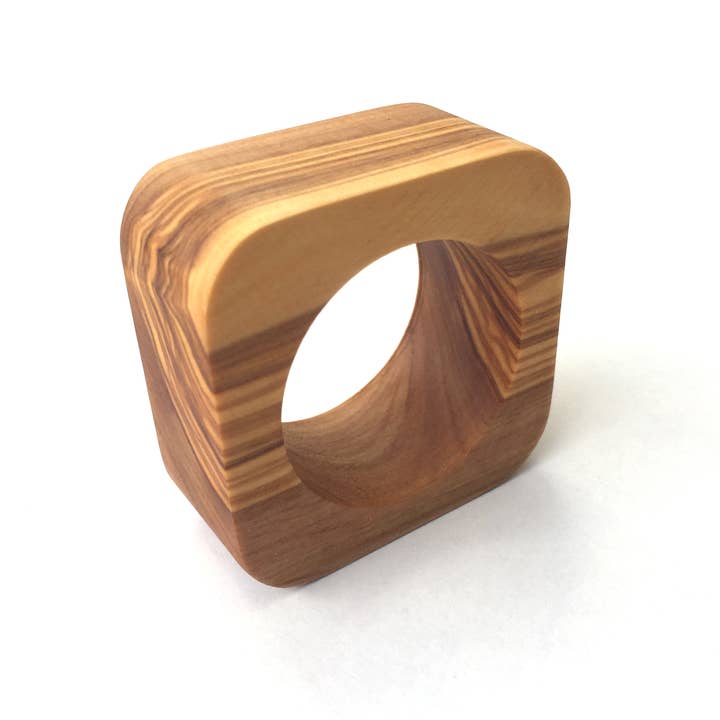 medina mood - Wholesale Napkin ring - Olive wood round napkin ring5