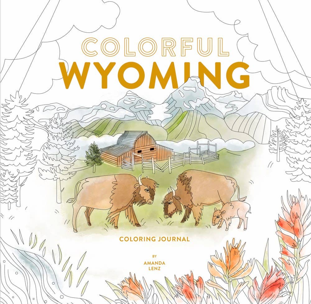 Independent Publishers Group - Vente Livre de coloriage – adulte - Journal de coloriage coloré du Wyoming0