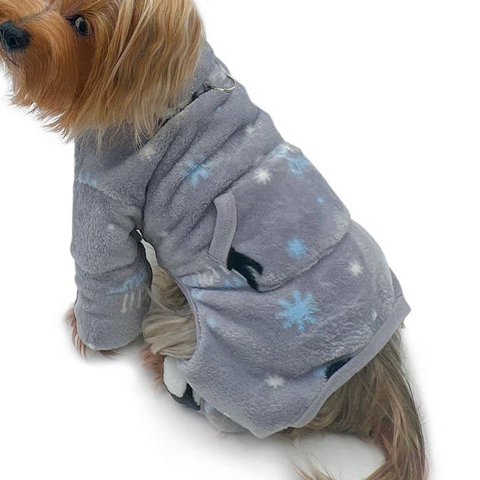 Ultra Thick Plush Penguins Turtleneck Pajamas for wholesale by Klippo Pet