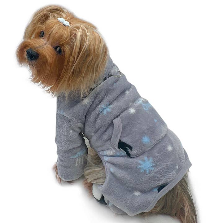 Ultra Thick Plush Penguins Turtleneck Pajamas for wholesale by Klippo Pet
