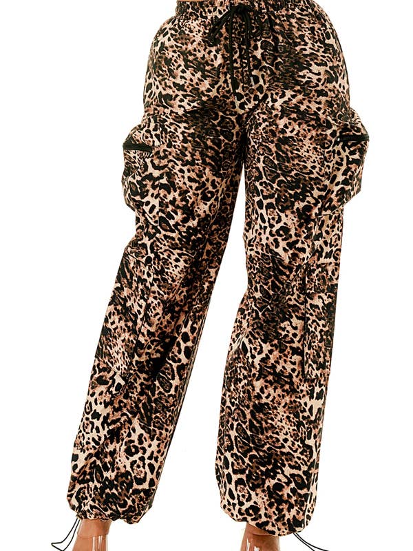 Elastische taille cargobroek met zijzakken voor wholesale door J2 FASHION