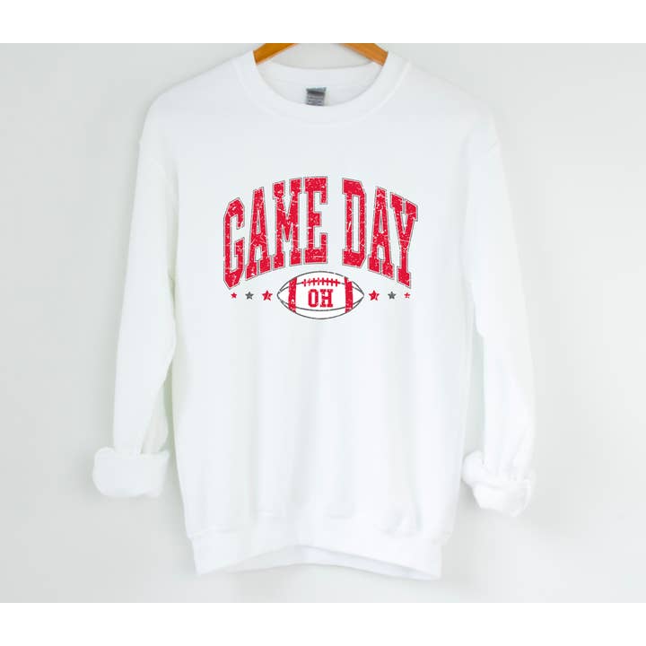 Ohio Game Day Sweatshirt Football Tees for wholesale by Gia Gifts Boutique