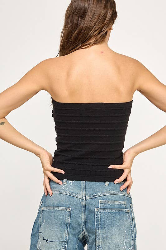 Miss Love - Wholesale Knit Top - Women's - Twist Front Sweater Tube Top39