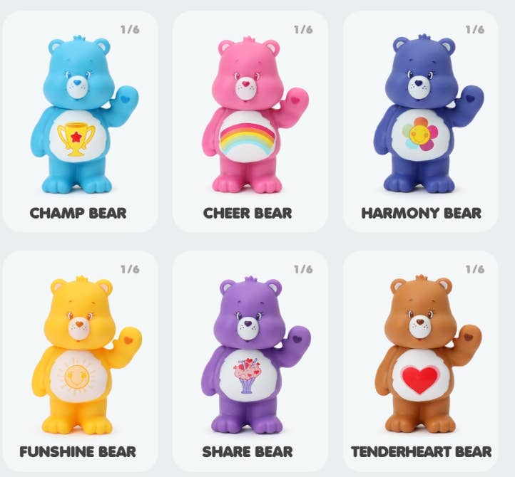 K-Wonderland - Wholesale Figurine Toy - Kids - Care Bears Random Blind Figure Box – Ver.15