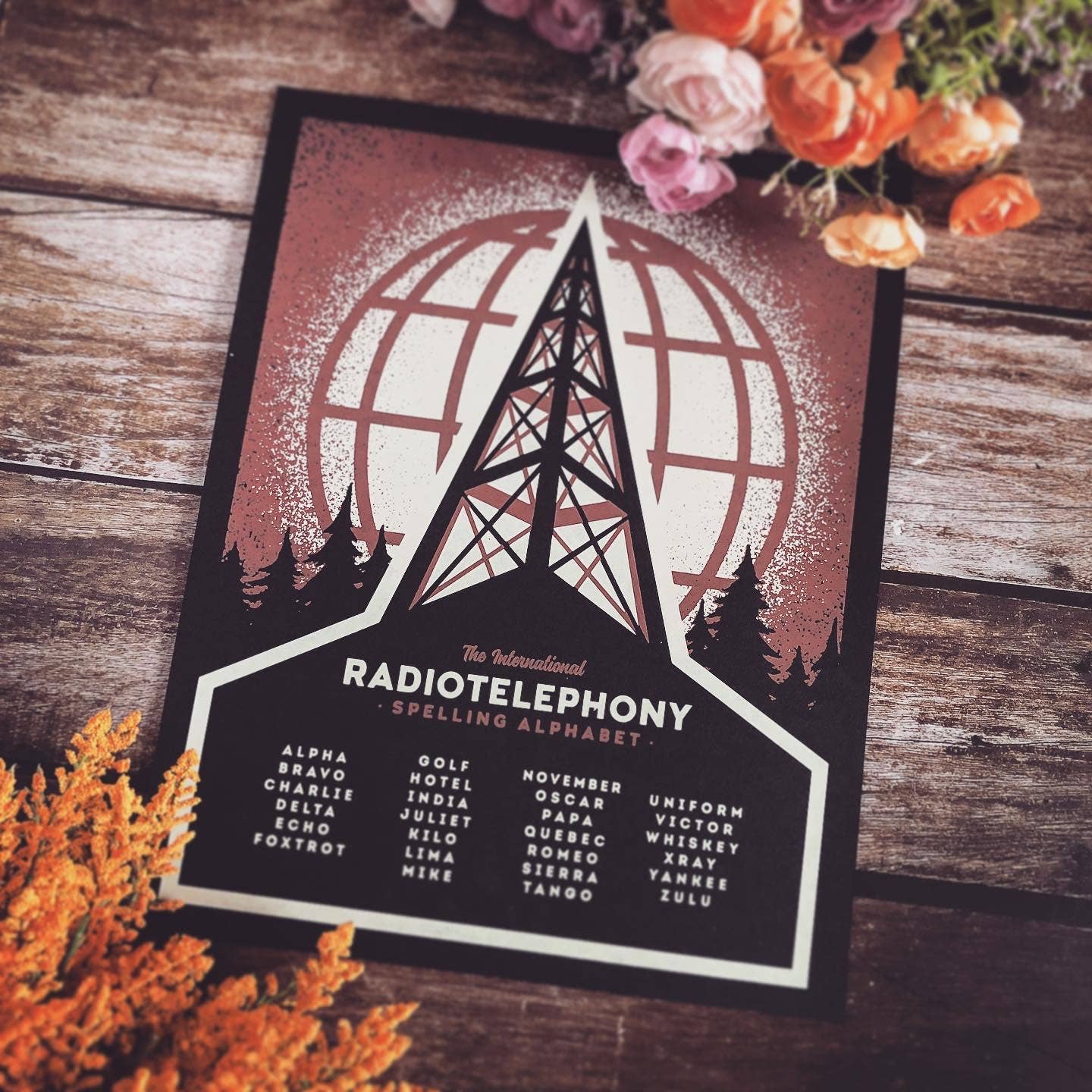 The Fabled Creative Co. - Wholesale Kunstprint - NATO - Fonetisch alfabet - Handgemaakte kunstdruk7