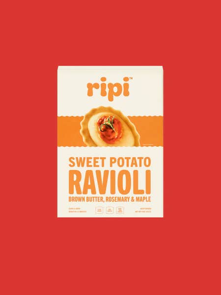 Ripi - Wholesale Pasta - Sweet Potato Ravioli w/ Brown Butter, Rosemary & Maple