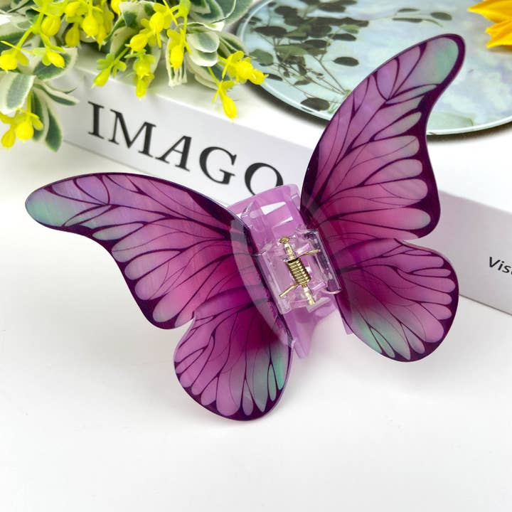 TheDivaSoap - Wholesale Hair Clip - Women's - colorful butterfly hair clips elegant beautiful hair clip12