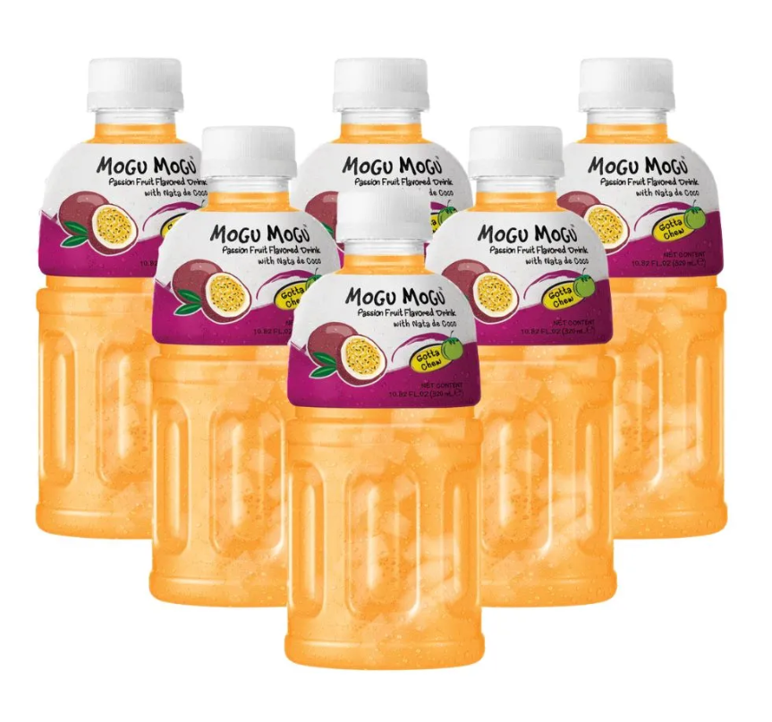 123bonbon - Vente Jus de fruits - MOGU MOGU Boisson à la nata de coco - Parfum Passion1