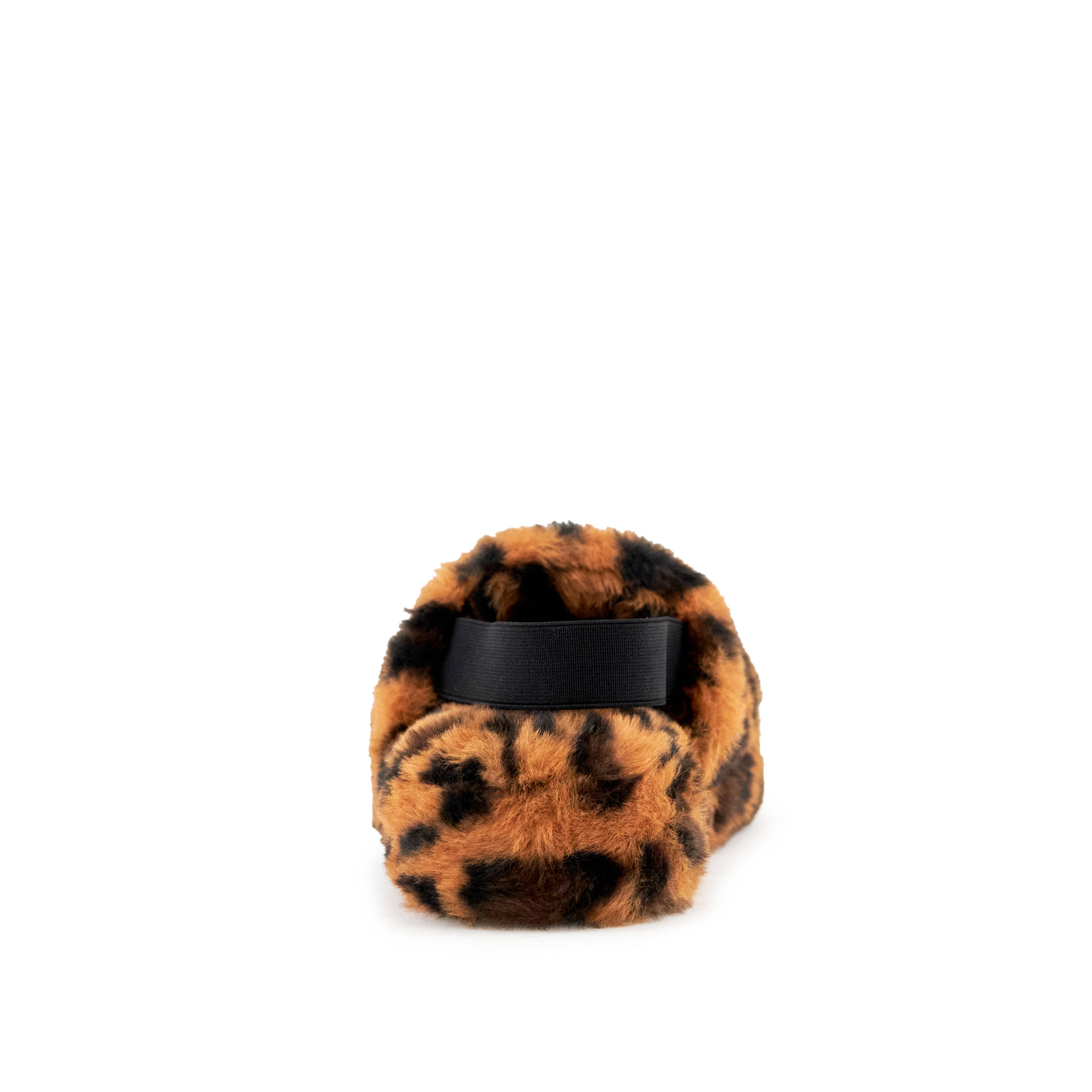 Nest Shoe - Wholesale Slippers - Women's - Women's Lisbon Faux Fur Slipper Leopard1