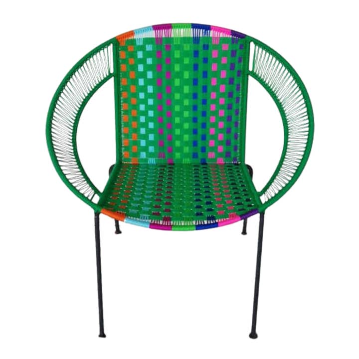 CHAKO - Tombouctou Armchair - Mix Green A-or-vi-an-ro-fu-in for wholesale by Arteurs SAS