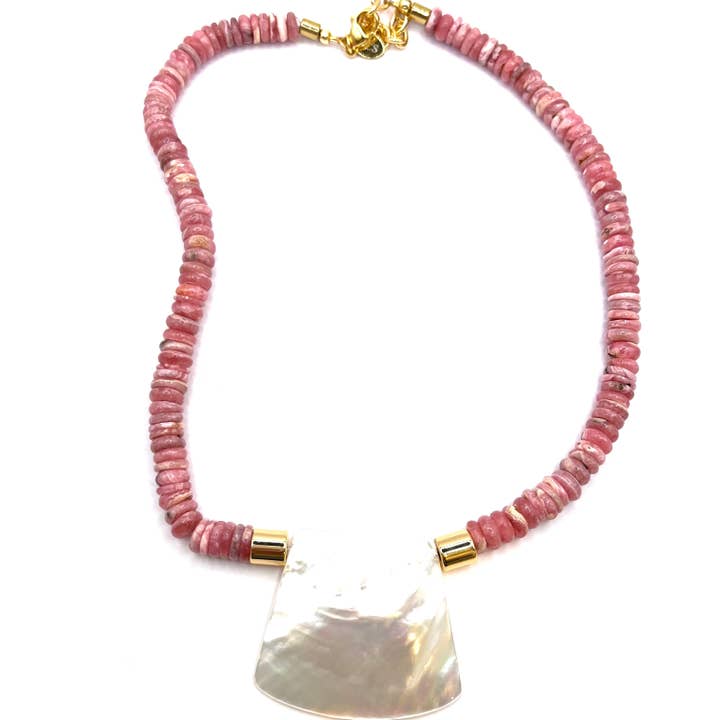 Colar Areias Rosa por atacado de Anne Nichols Jewelry